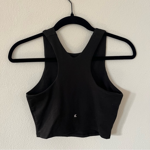 Kyodan Cropped Black Active Top with Built in Sports Bra - Picture 5 of 5